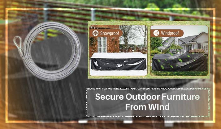 How To Secure Outdoor Furniture From Wind
